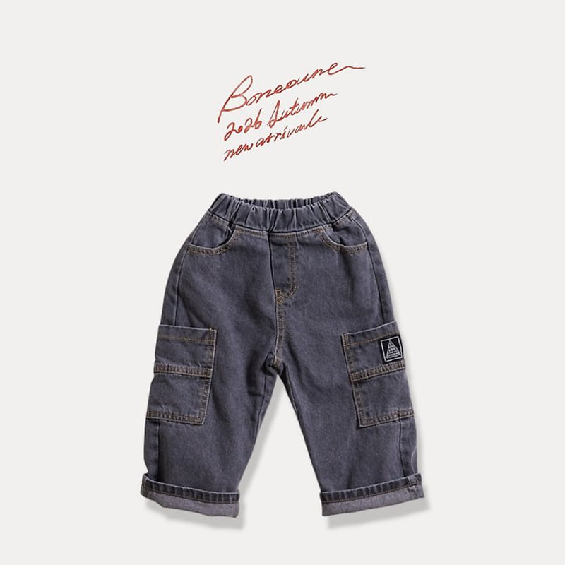 Little Foxx – Pocket Cargo Denim Pants