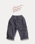 Little Foxx – Pocket Cargo Denim Pants