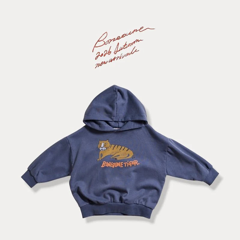 Little Foxx – Pigment Tiger Hood Top