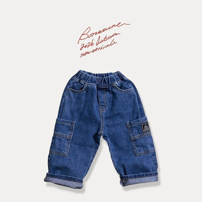 Little Foxx – Pocket Cargo Denim Pants