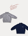 Little Foxx – Terry Half Zip-up Top