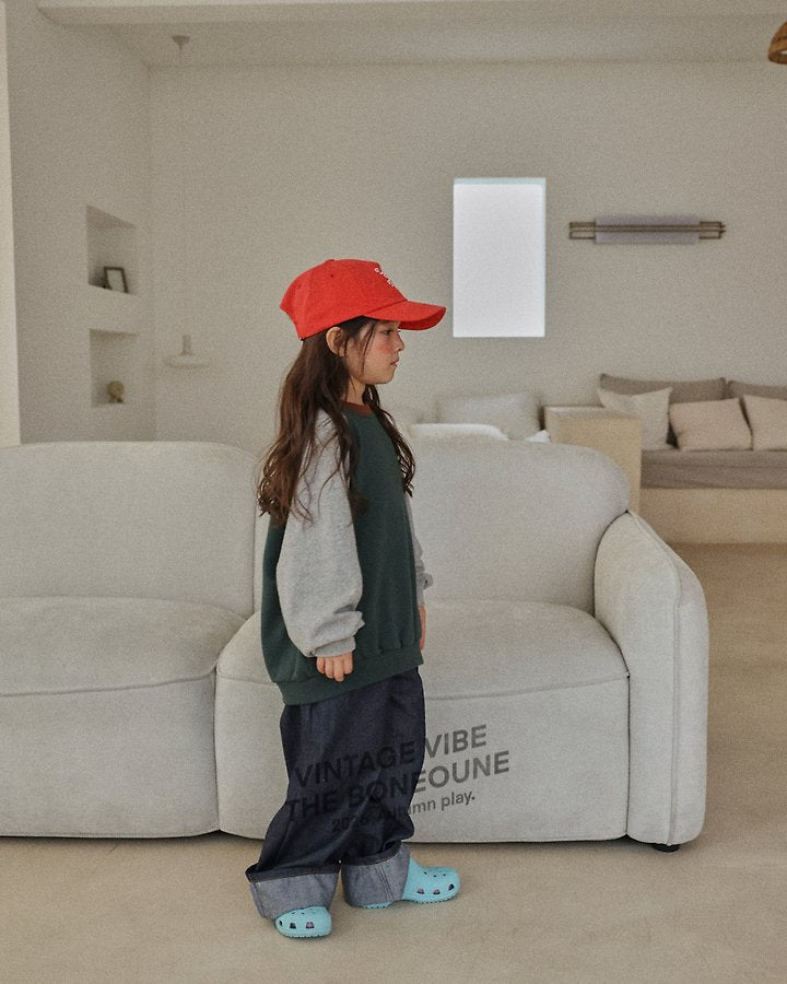 Little Foxx – Wide Roll-up Non Faded Pants
