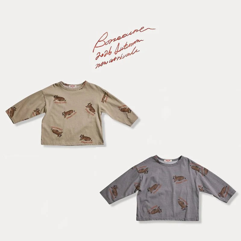 Little Foxx – Tiger Graphic Pigment Single Tee