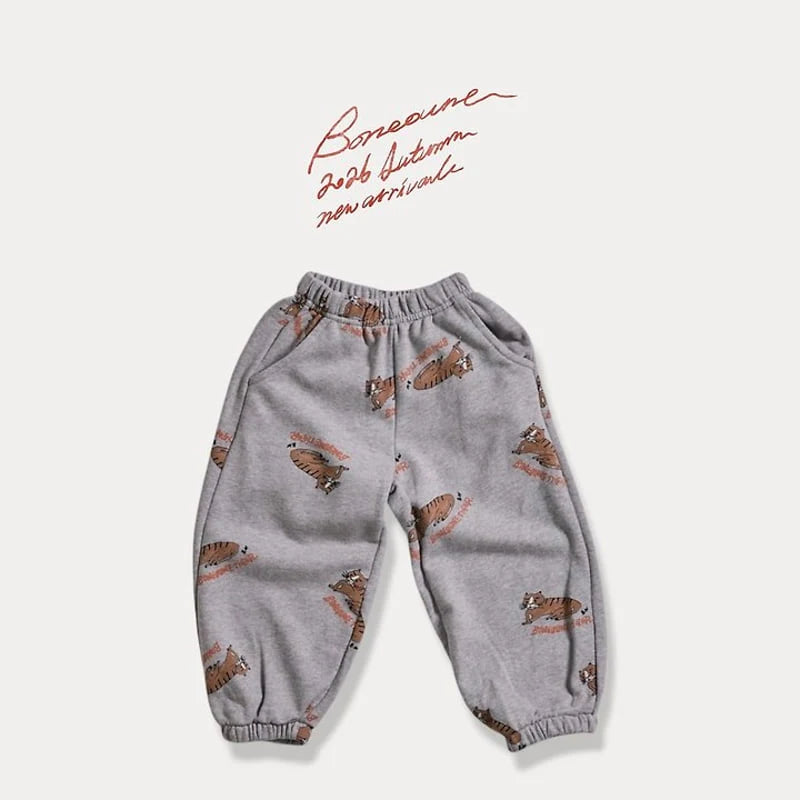Little Foxx – Tiger Graphic Jogger Pants