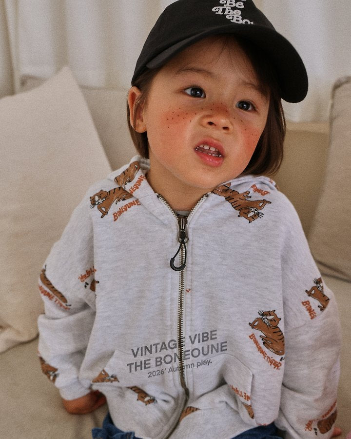 Little Foxx – Lion Graphic Hood Zip-up