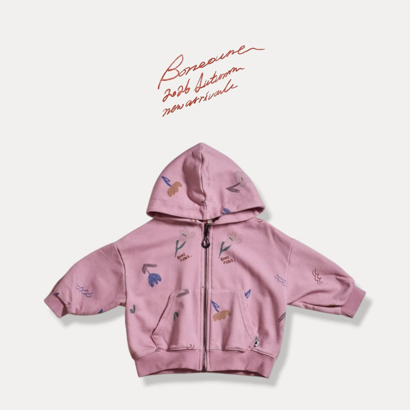 Little Foxx – Chello Flower Pigment Hood Zip-up