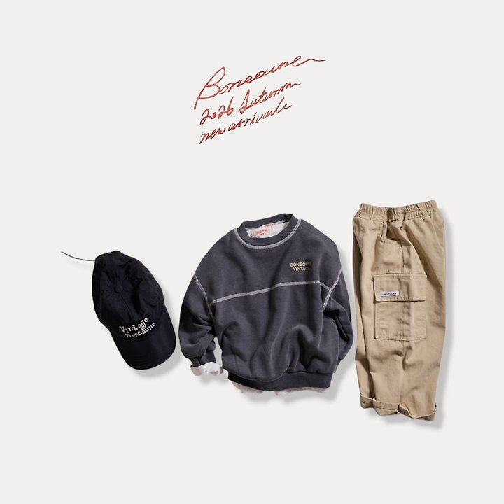Little Foxx – Pigment Stitching Jogger Pants