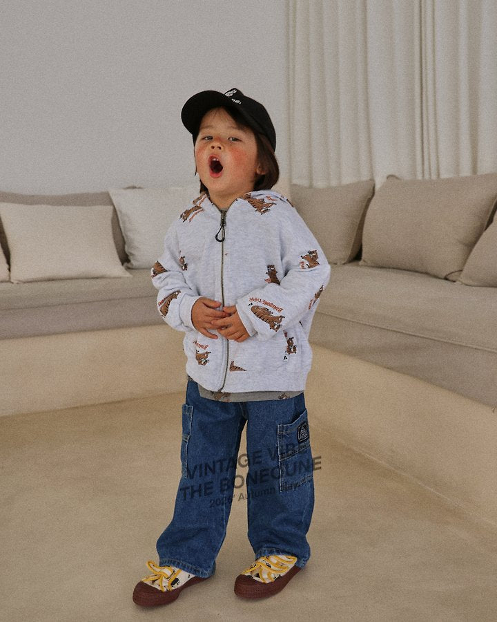 Little Foxx – Lion Graphic Hood Zip-up