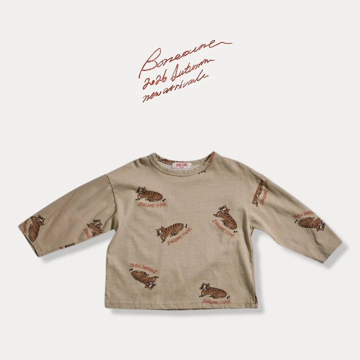 Little Foxx – Tiger Graphic Pigment Single Tee