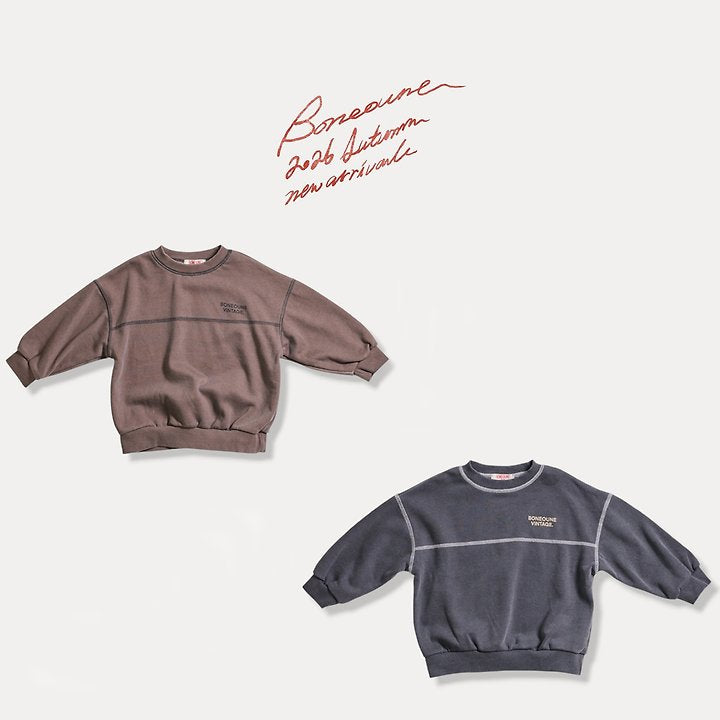 Little Foxx – Pigment Stitching Sweatshirts
