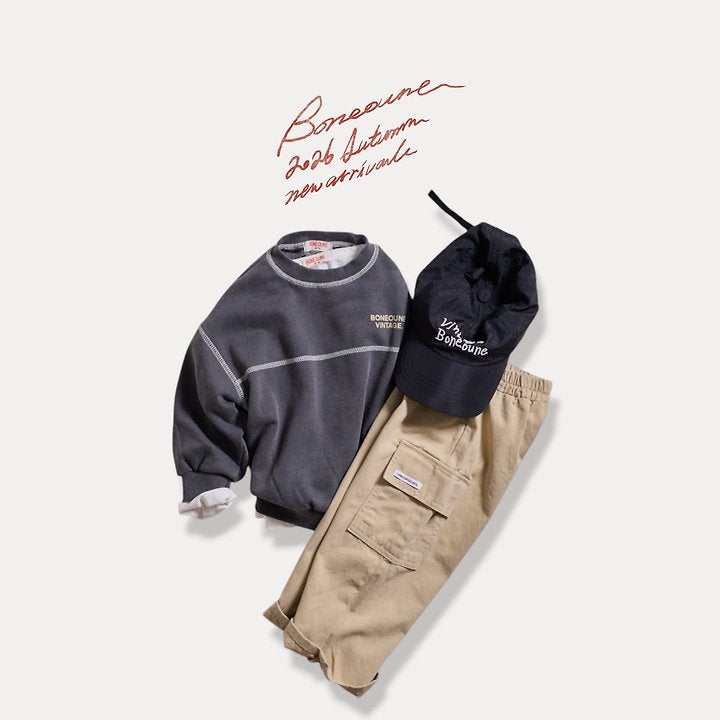 Little Foxx – Pigment Stitching Jogger Pants