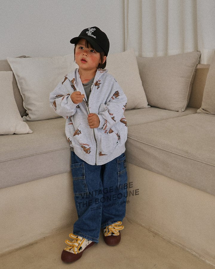 Little Foxx – Lion Graphic Hood Zip-up