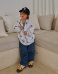 Little Foxx – Lion Graphic Hood Zip-up