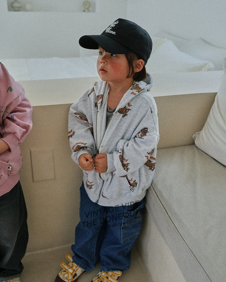 Little Foxx – Lion Graphic Hood Zip-up