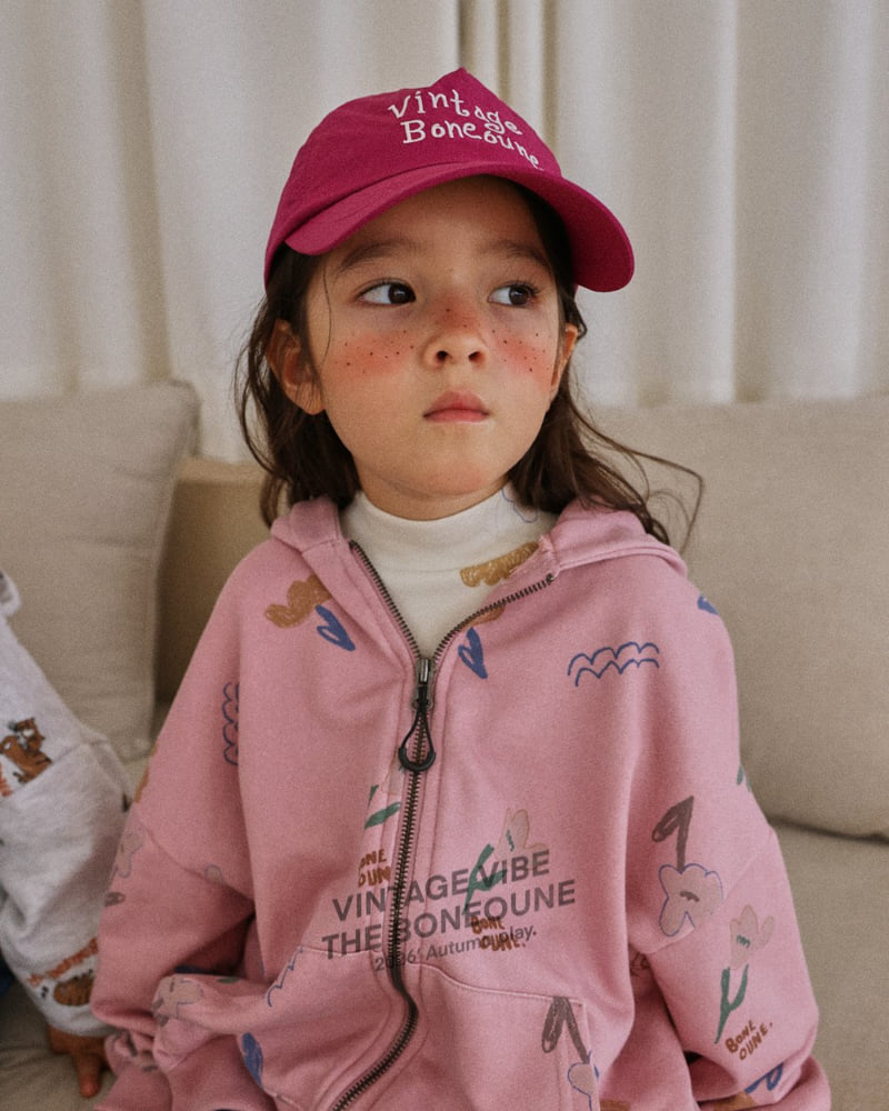 Little Foxx – Chello Flower Pigment Hood Zip-up
