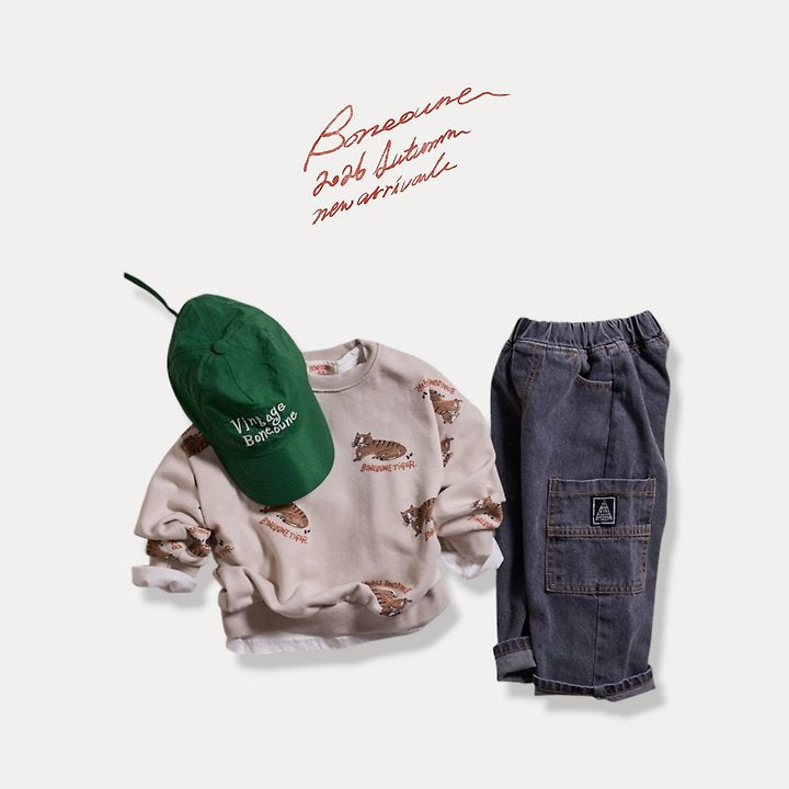 Little Foxx – Pocket Cargo Denim Pants