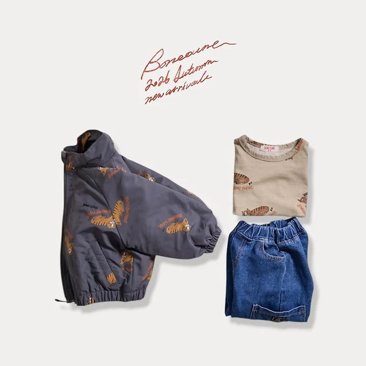 Little Foxx – Tiger Raglan Zip-up Jacket