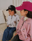 Little Foxx – Chello Flower Pigment Hood Zip-up