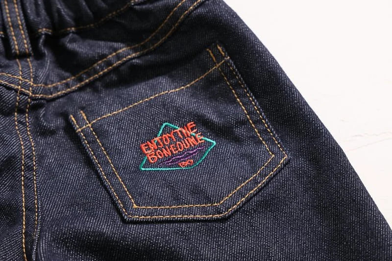 Little Foxx – Wide Roll-up Non Faded Pants