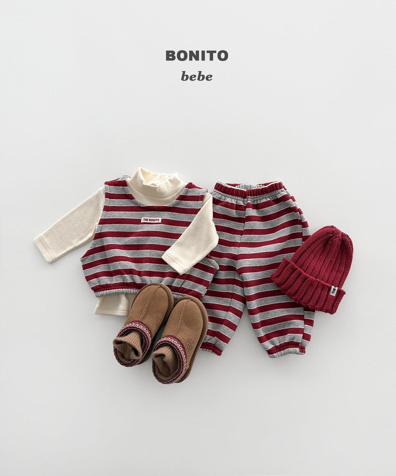 Little Foxx – Striped Vest Top &amp; Bottom Set