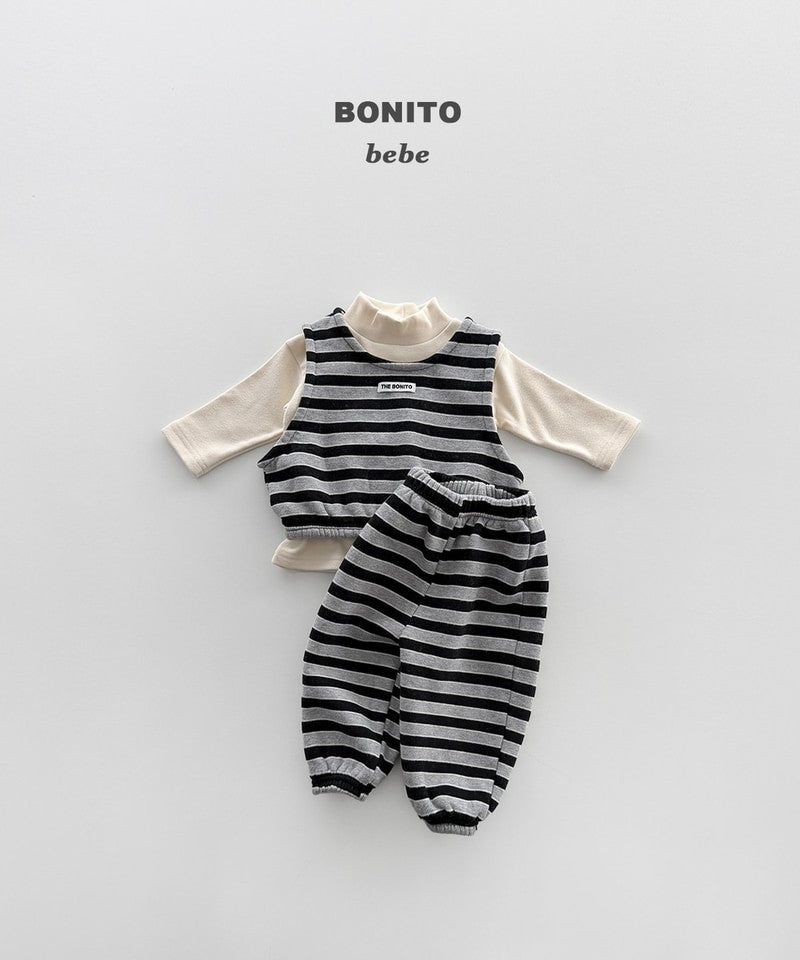 Little Foxx – Striped Vest Top & Bottom Set