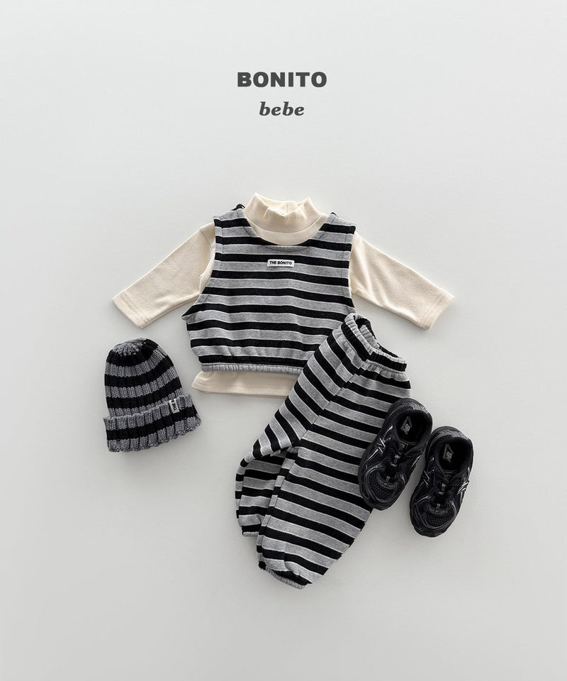 Little Foxx – Striped Vest Top & Bottom Set