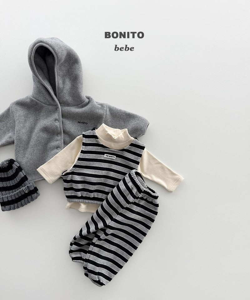Little Foxx – Striped Vest Top &amp; Bottom Set