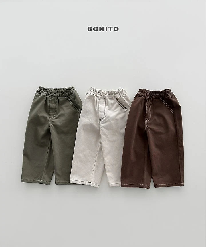 Little Foxx – Stitch Cotton Pants