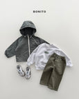 Little Foxx – Check Stripe Windbreaker