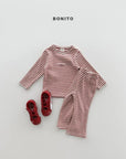 Little Foxx – Solid Stripe Slim Set