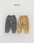 Little Foxx – Waffle Stripe Jogger Pants