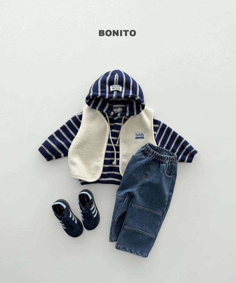 Little Foxx – Jolly Striped Hood Tee