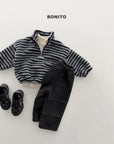 Little Foxx – Tumble Striped Half Zip-up