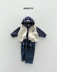 Little Foxx – Jolly Striped Hood Tee