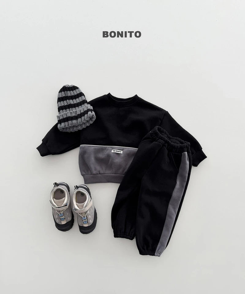Little Foxx – Side Color Contrast Jogger Pants