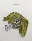 Little Foxx – Track Stripe Ribbed Tee