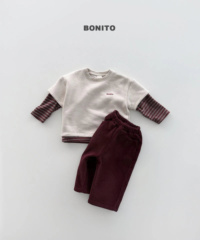 Little Foxx – Double Fleeced Raglan Layered Tee