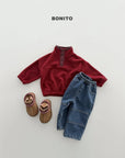 Little Foxx – Check Placket Fleeced