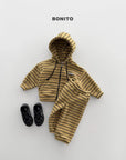 Little Foxx – Woori Striped Hooded Zip-up Set