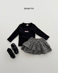 Little Foxx – Check Tiered Skirt