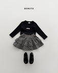Little Foxx – Check Tiered Skirt