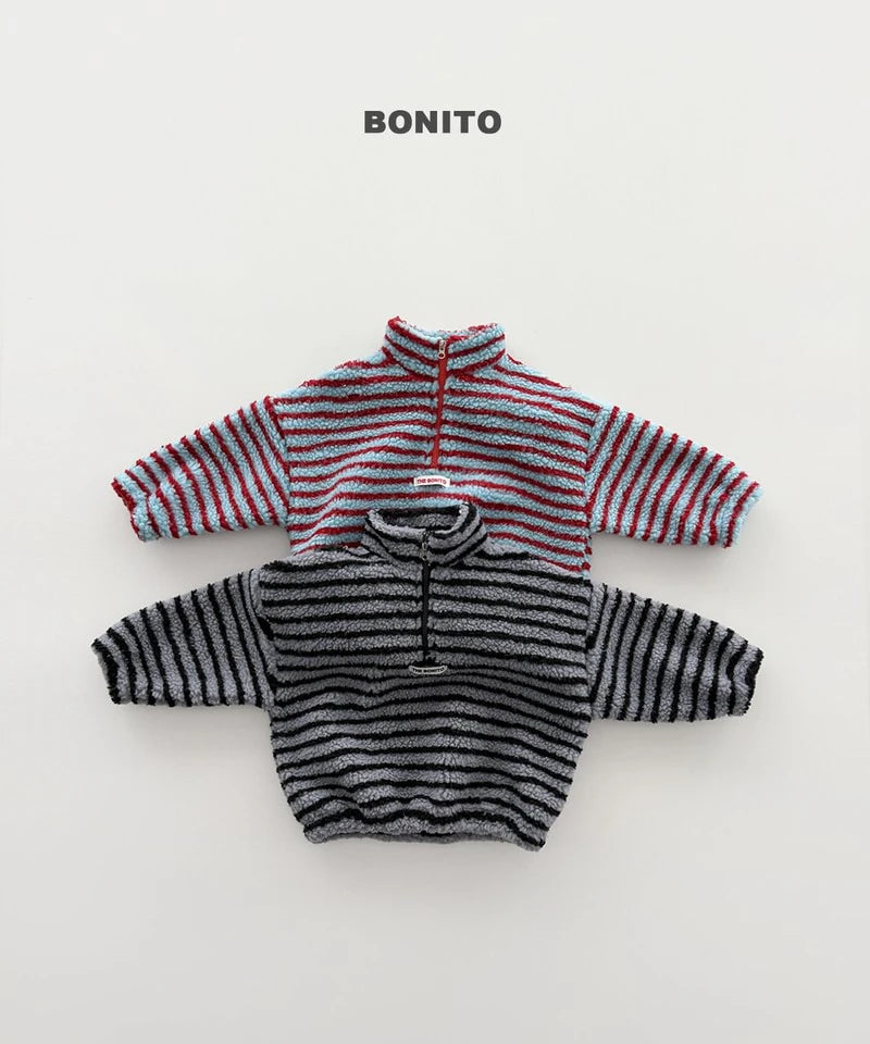 Little Foxx – Tumble Striped Half Zip-up