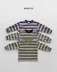 Little Foxx – Track Stripe Ribbed Tee