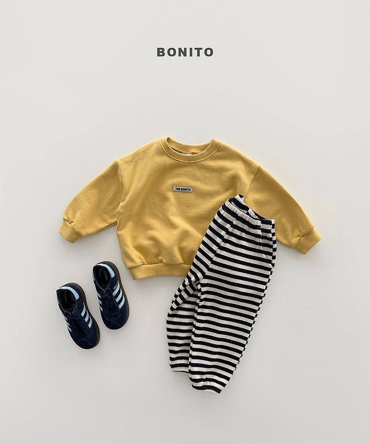 Little Foxx – Waffle Stripe Jogger Pants