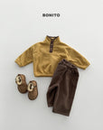 Little Foxx – Check Placket Fleeced