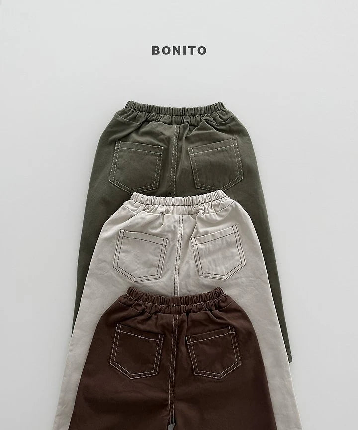 Little Foxx – Stitch Cotton Pants