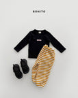 Little Foxx – Waffle Stripe Jogger Pants
