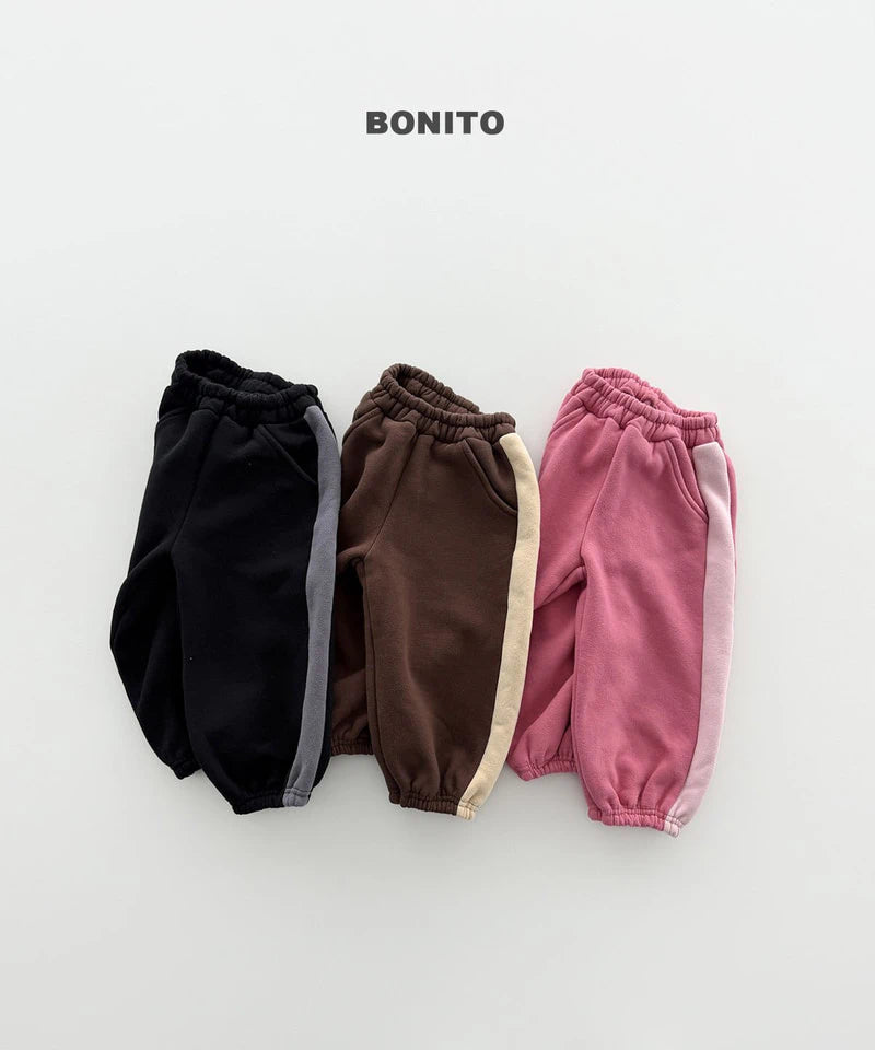 Little Foxx – Side Color Contrast Jogger Pants