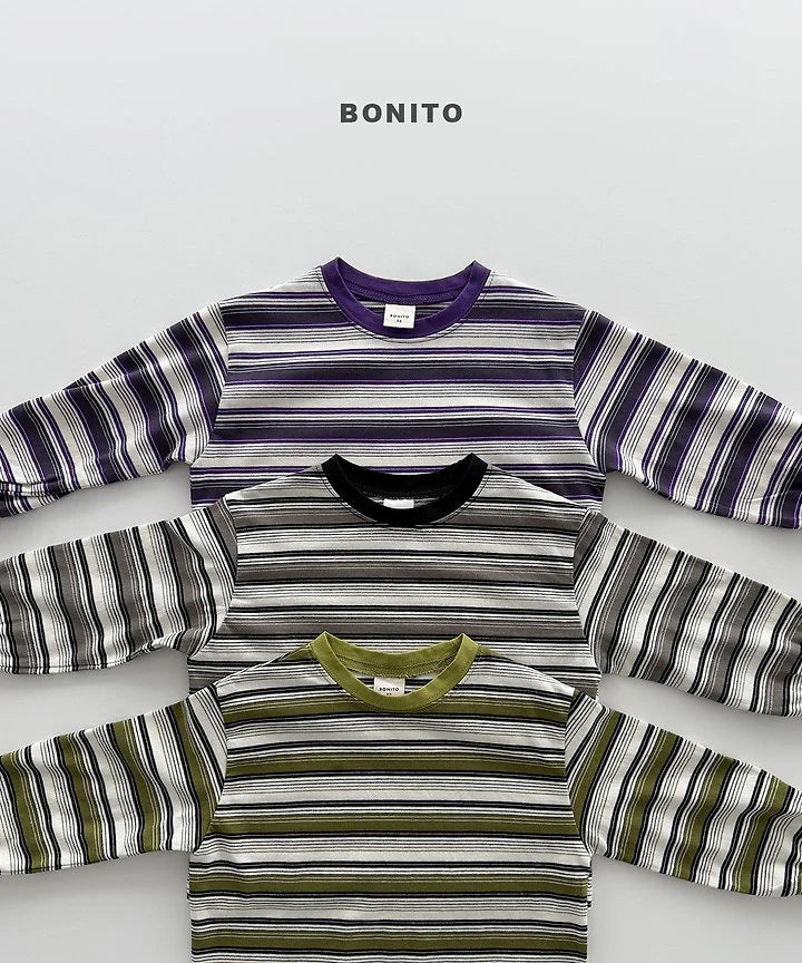 Little Foxx – Track Stripe Ribbed Tee