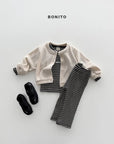 Little Foxx – Solid Stripe Slim Set